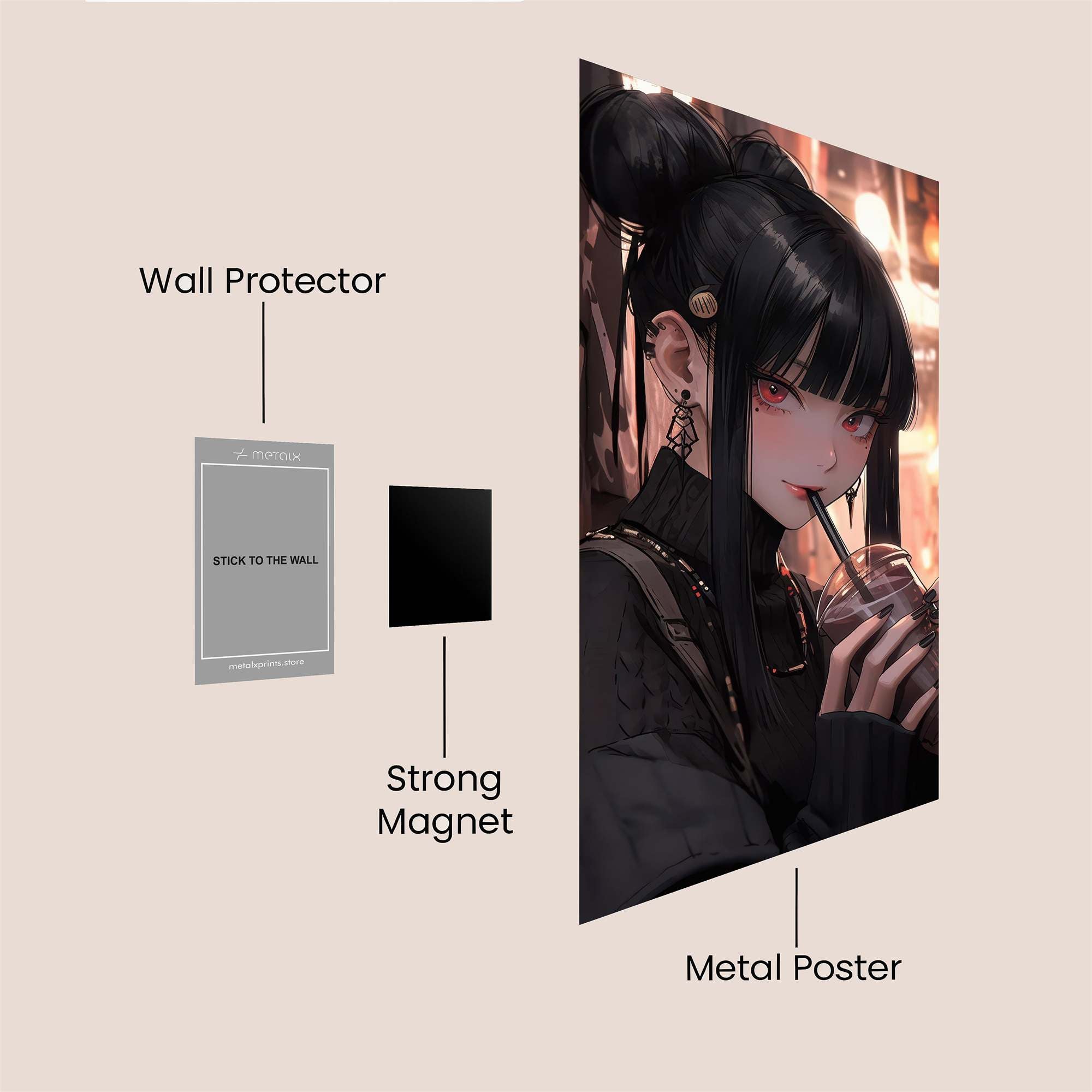 Neon Enigma Safe Wall Magnetic / M