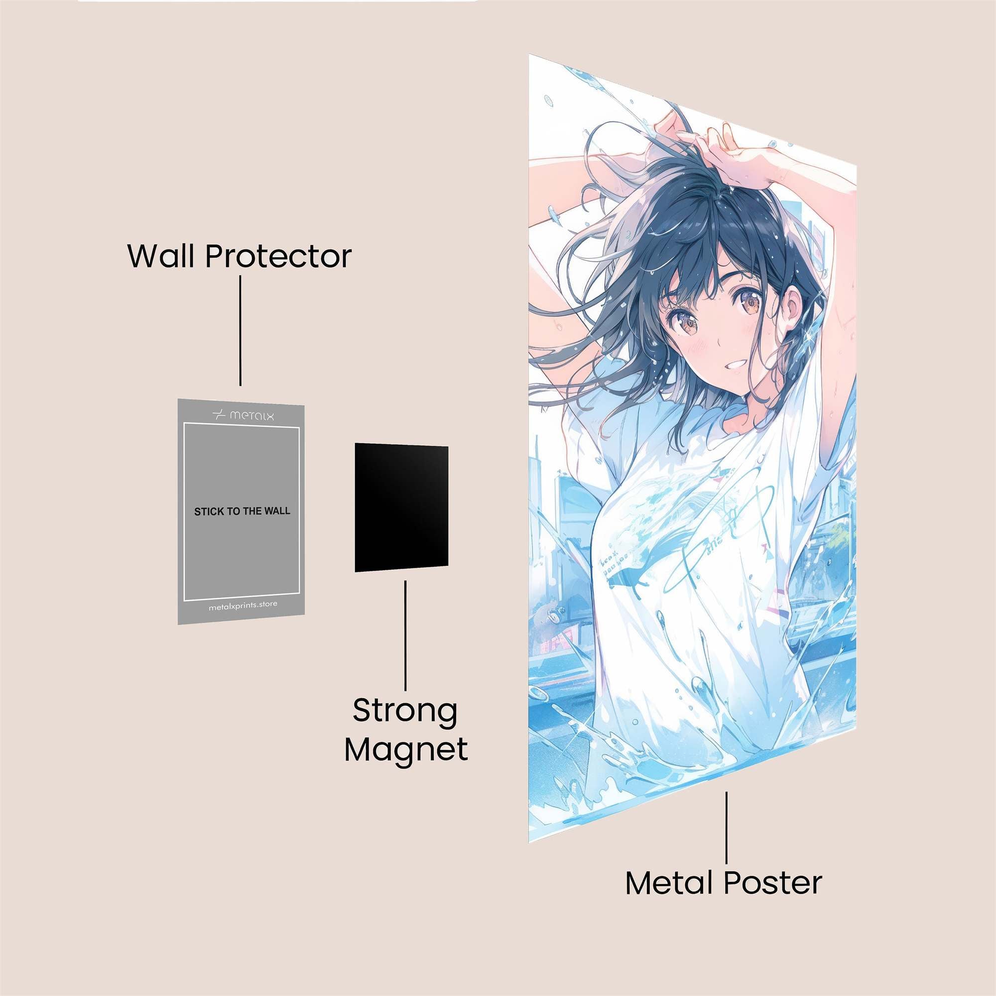 Splash Serenity Safe Wall Magnetic / M